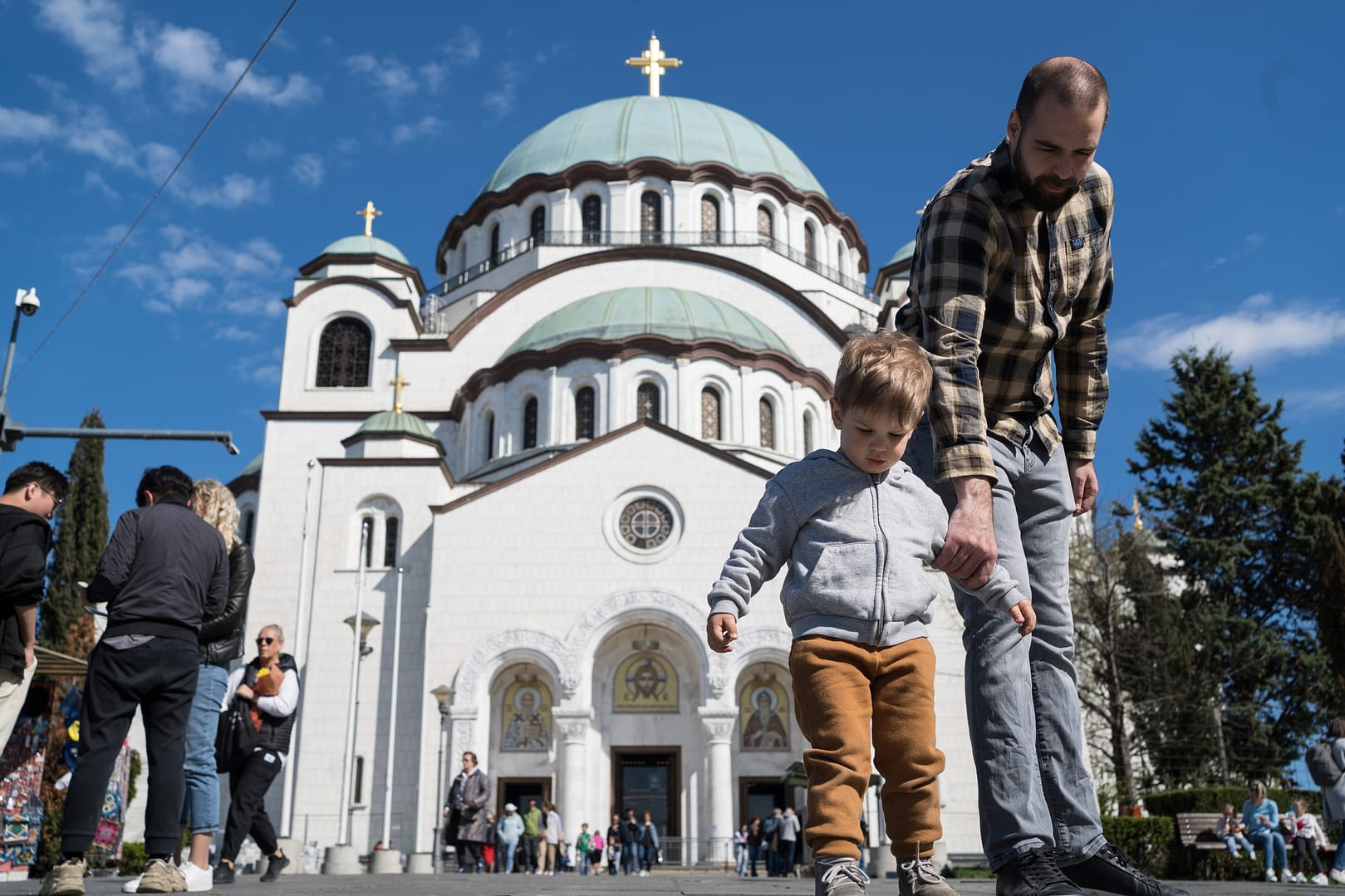 Serbie Belgrade-Cathedrale-Saint-Sava