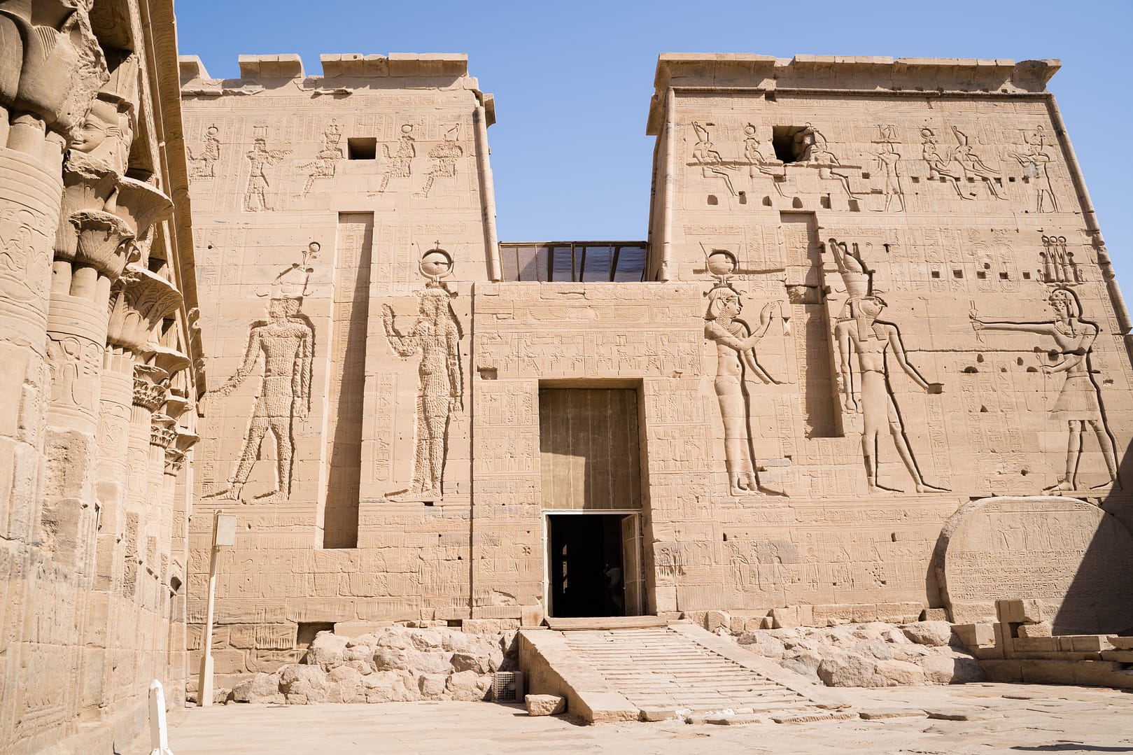 Temple Philae ile Egypte