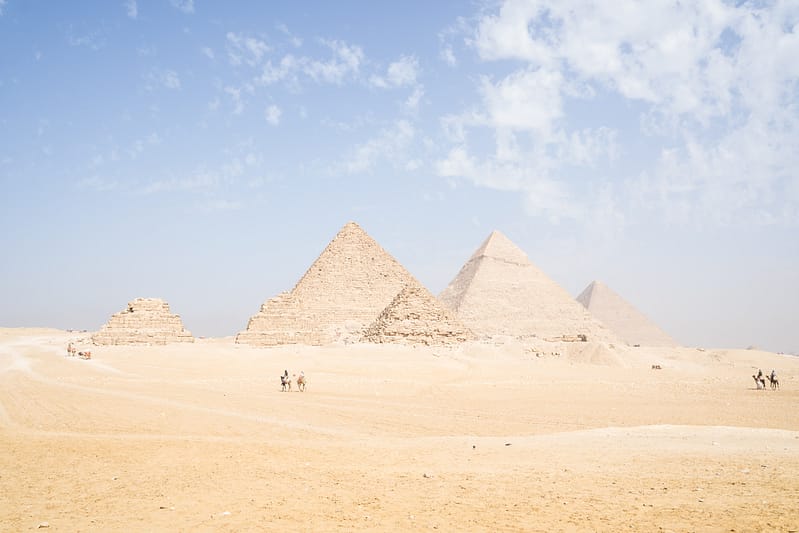 Pyramides Guizeh Le Caire Egypte