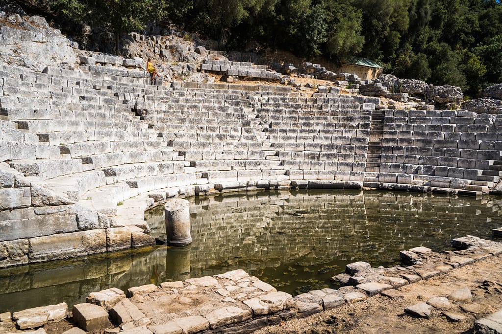 butrint Albanie amphitheatre romain